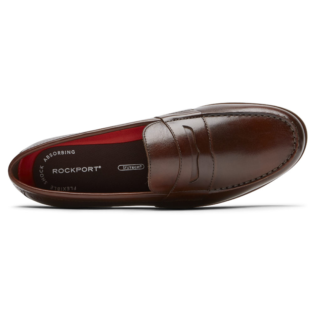 Mocassins Rockport Homem Marrom - Classic Lite 2 Penny - 75938XYBD